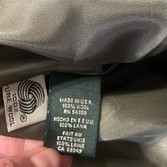 Lauren Ralph Lauren vintage gray 100% wool double breasted blazer Made in USA - Picture 9 of 9